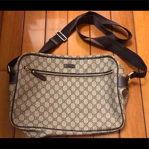 Gucci Monogram Crossbody Bag, Brand New